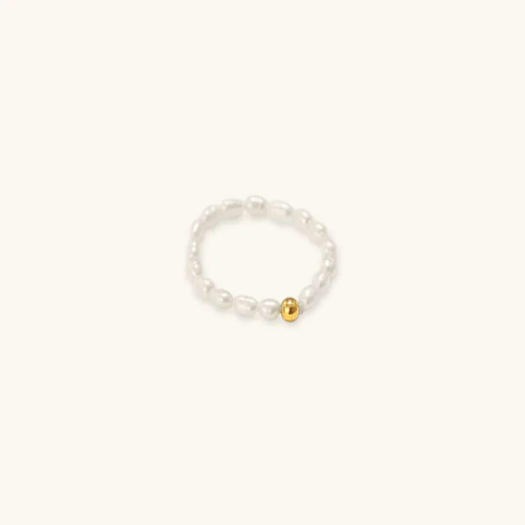 [ElanLuxe]Aurora Pearl Band Ring