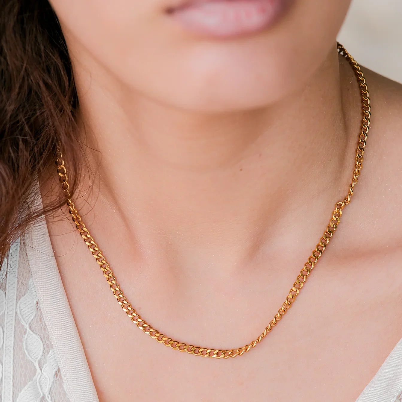 [ElanLuxe]Avana Gold Chain Necklace