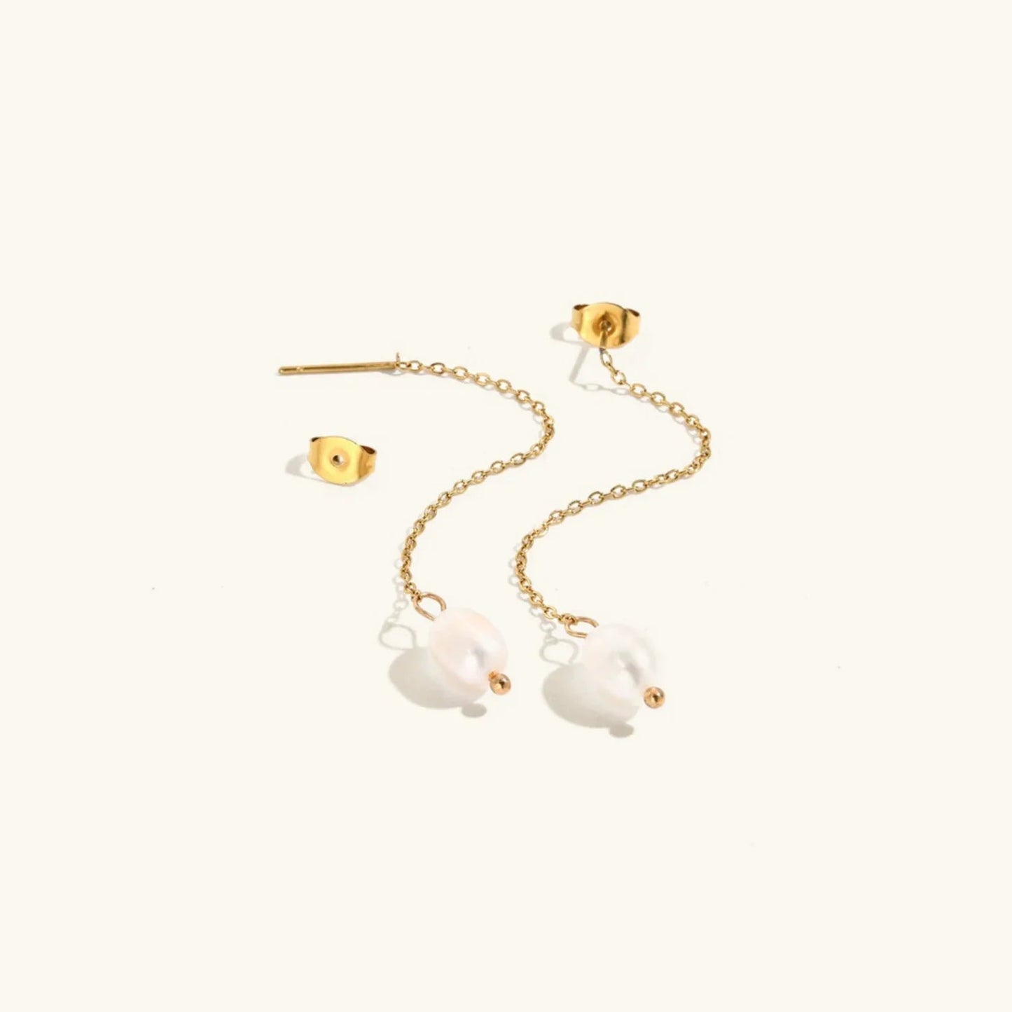 [ElanLuxe]Tessa Pearl Tassel Earrings
