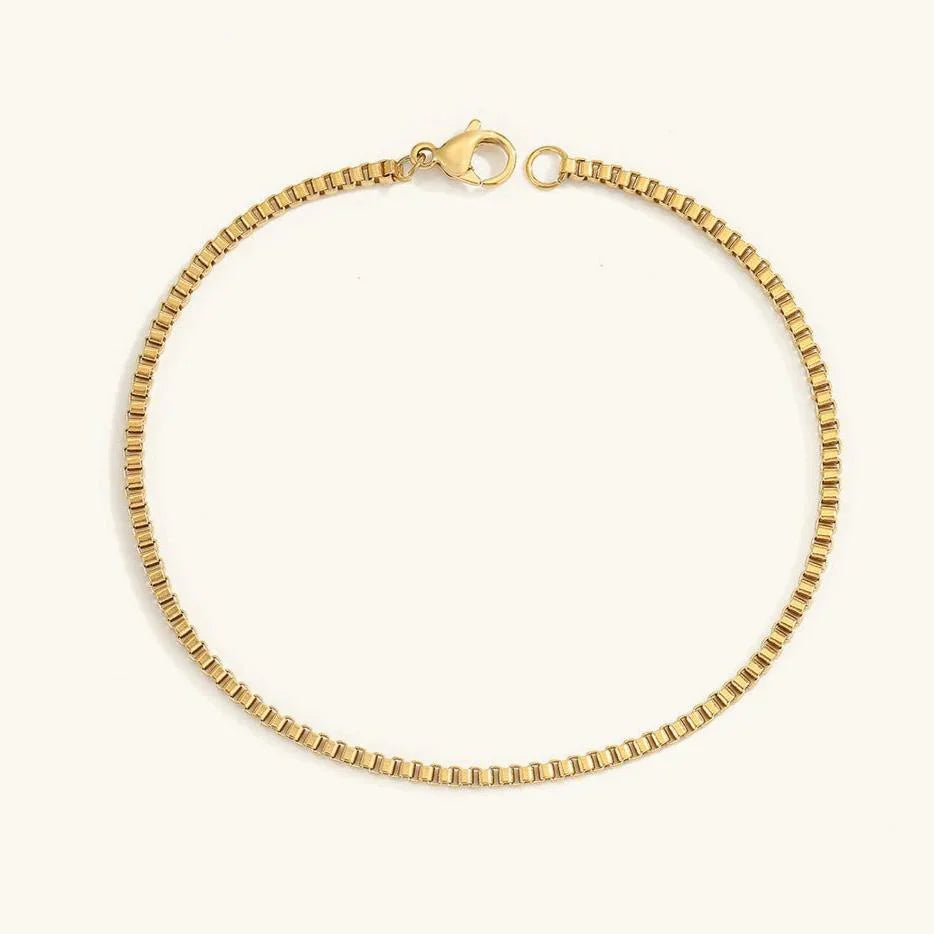 [ElanLuxe]Victoria Gold Chain Bracelet