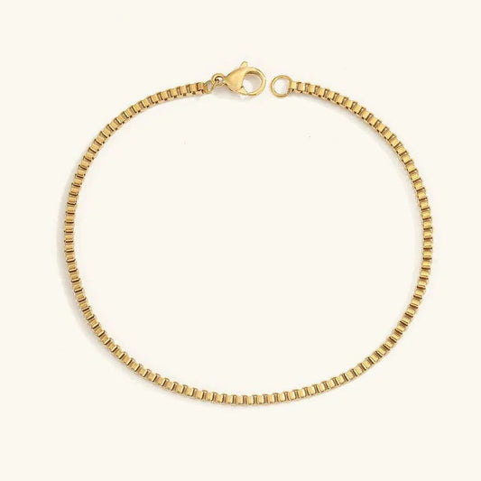 [ElanLuxe]Victoria Gold Chain Bracelet
