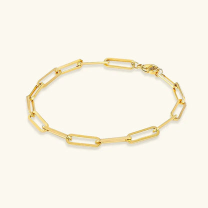 [ElanLuxe]Eloise Gold Paperclip Bracelet