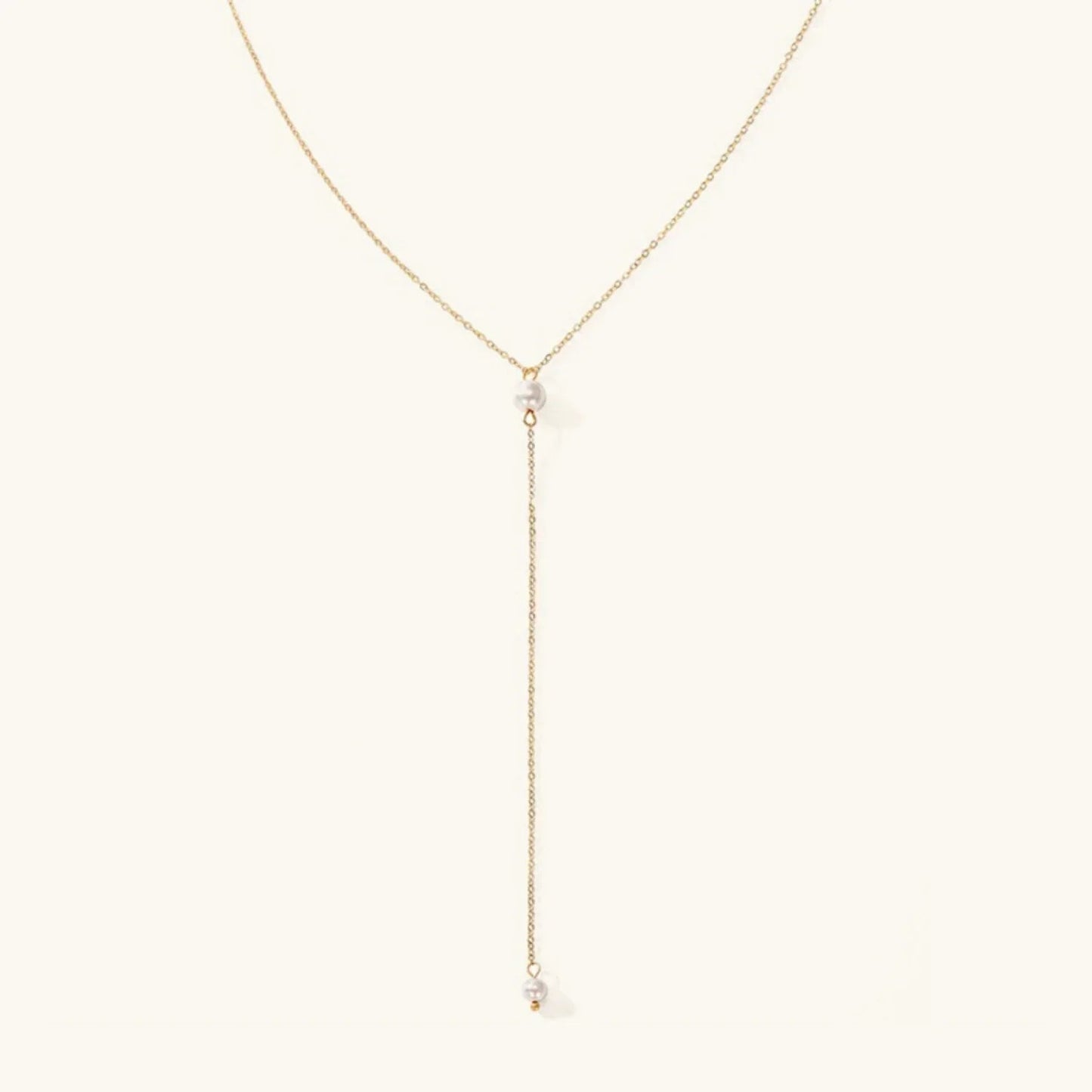 [ElanLuxe]Beatrice Pearl Tassel Necklace