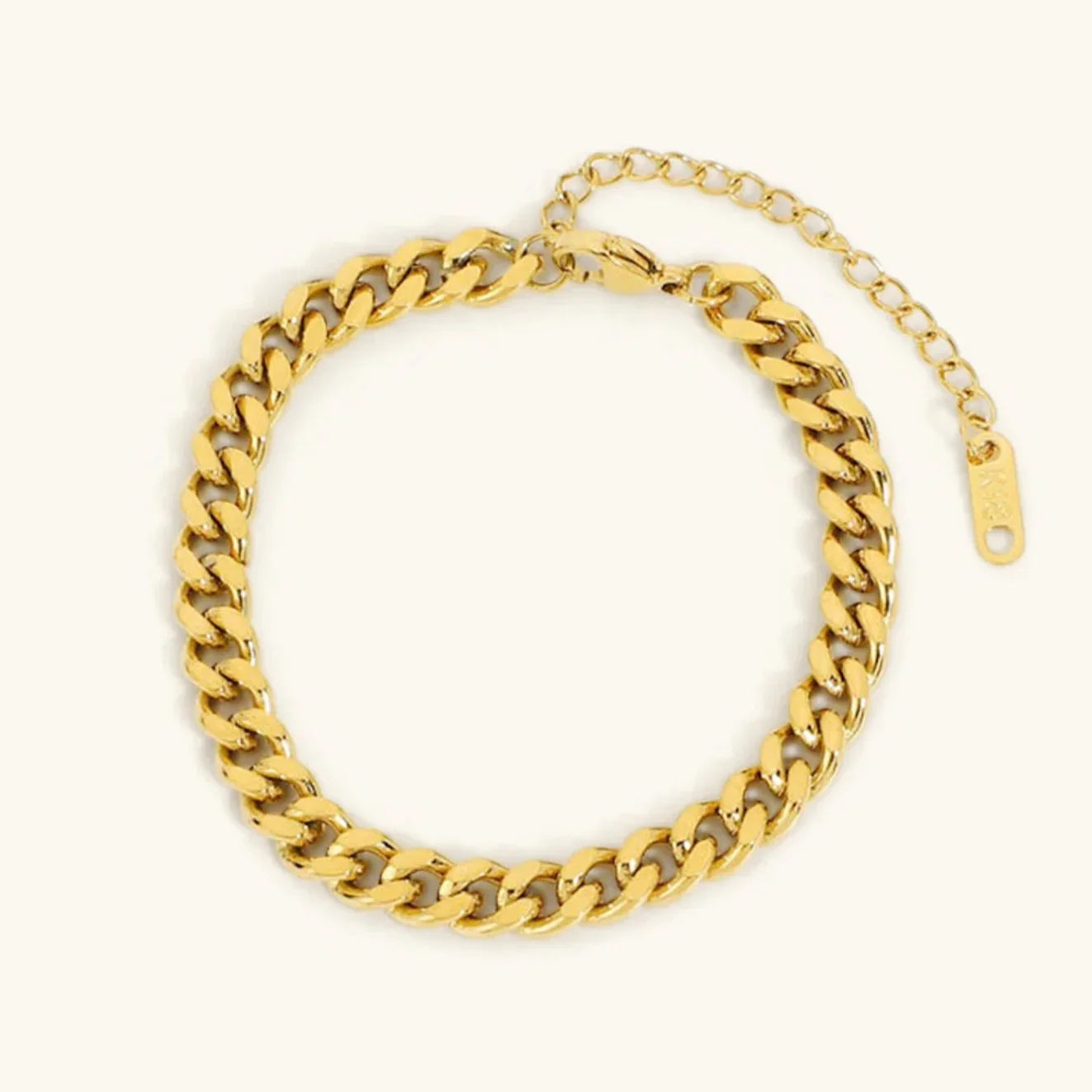 [ElanLuxe]Jean Gold Chain Bracelet