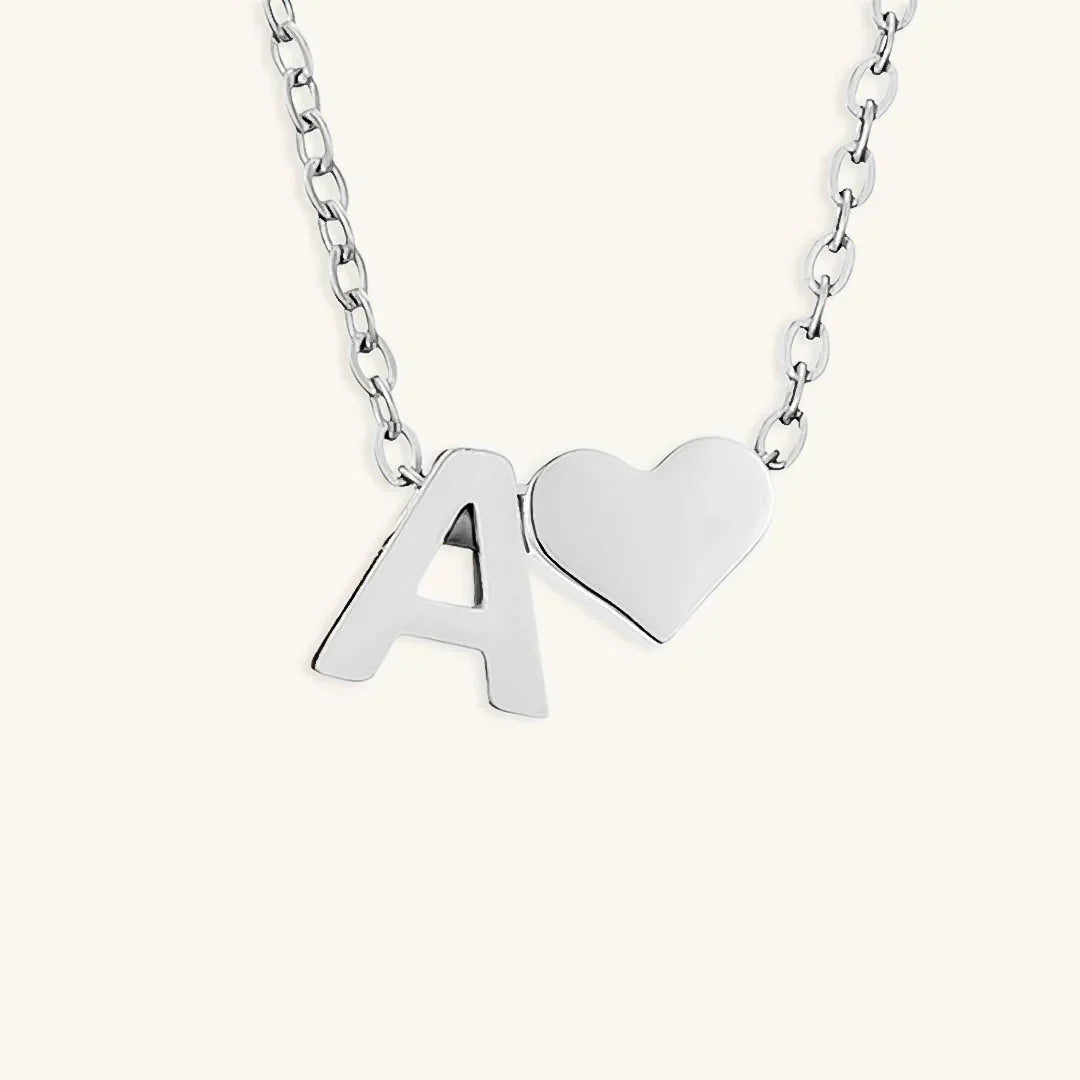 [ElanLuxe]Ria Initial Letter Gold Necklace