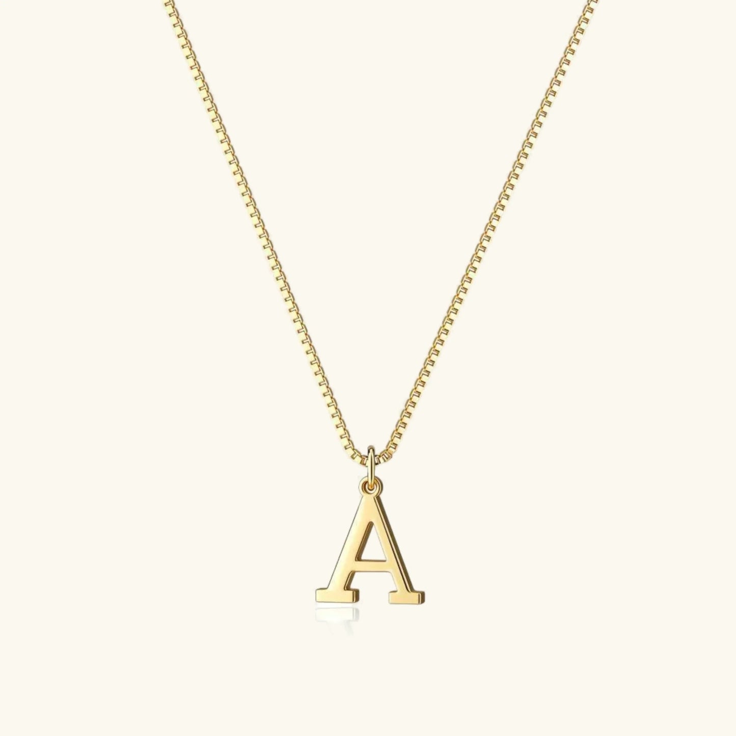 [ElanLuxe]Therese Letter Initial Gold Necklace