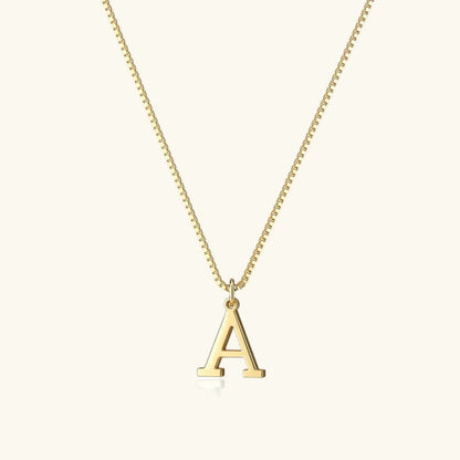[ElanLuxe]Therese Letter Initial Gold Necklace