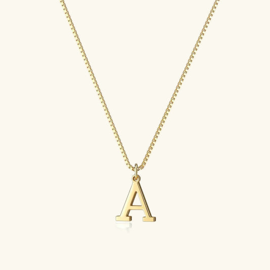 [ElanLuxe]Therese Letter Initial Gold Necklace