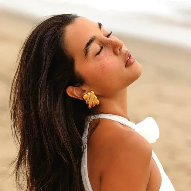 [ElanLuxe]Pippa Gold Earrings
