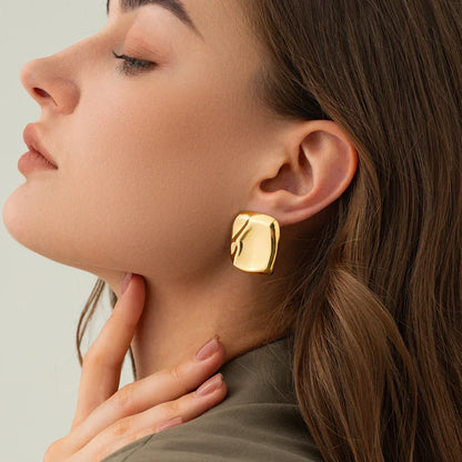 [ElanLuxe]Poppy Gold Earrings
