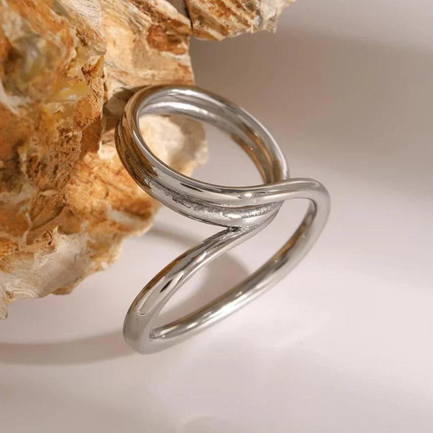 [ElanLuxe]Meri Contemporary Gold Ring