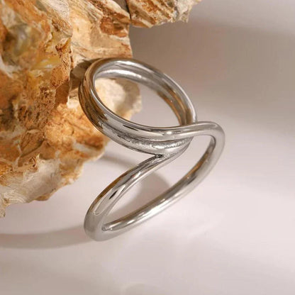 [ElanLuxe]Meri Contemporary Gold Ring