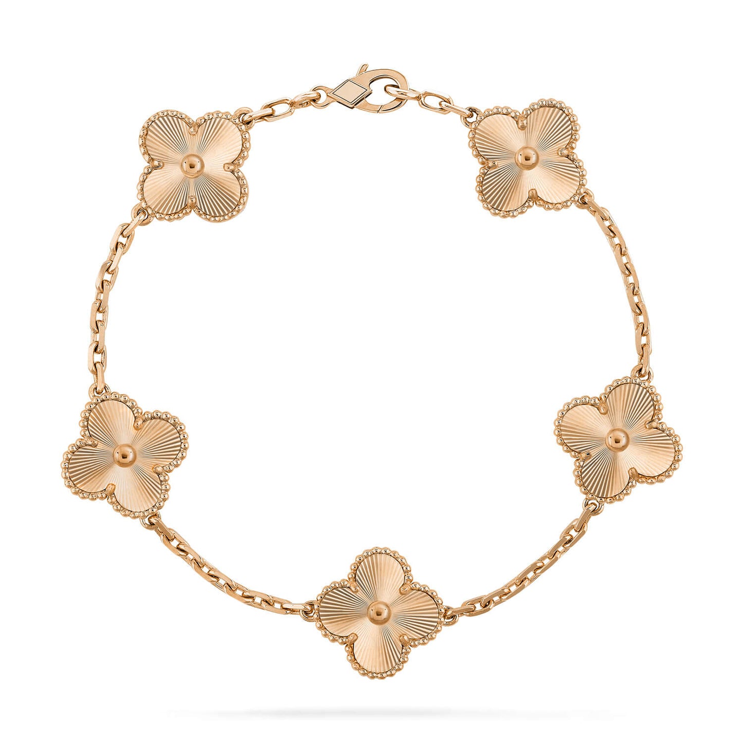 [ElanLuxe Jewelry]CLOVER 5 FLOWERS LASER BRACELET