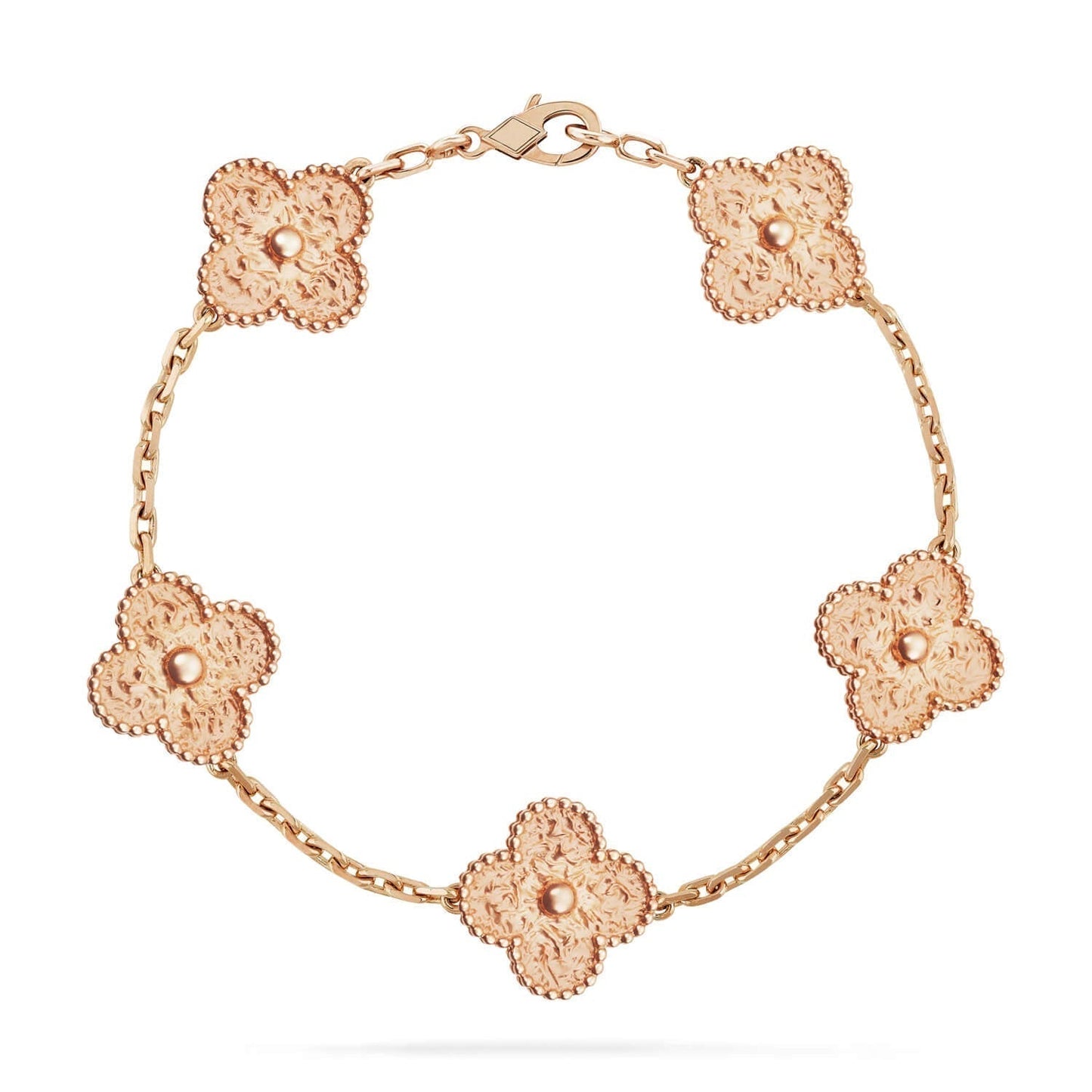 [ElanLuxe Jewelry]CLOVER 5 MOTIFS BRONZING BRACELET