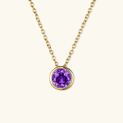 [ElanLuxe]Amelia Birthstone Necklace