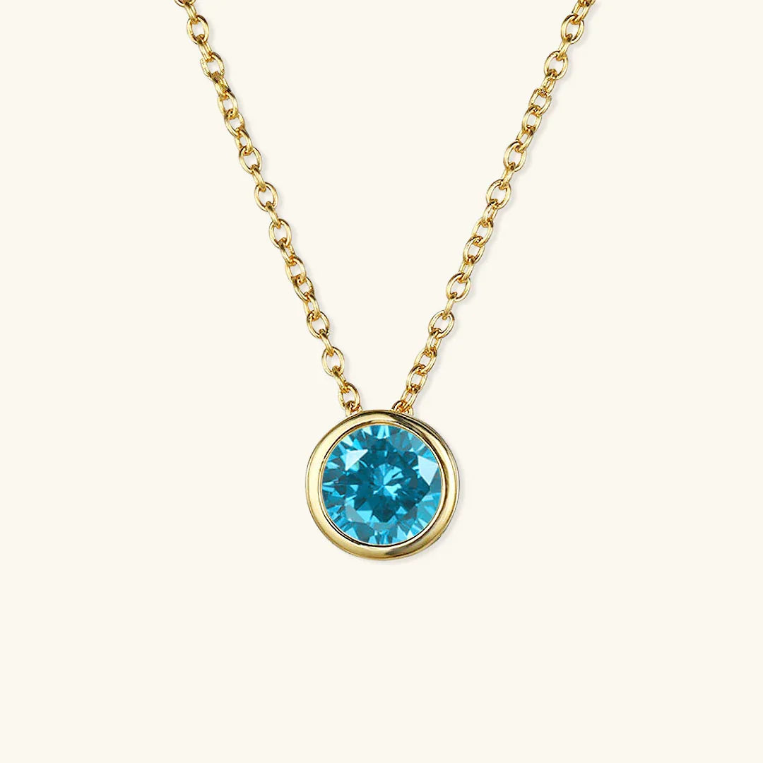 [ElanLuxe]Amelia Birthstone Necklace