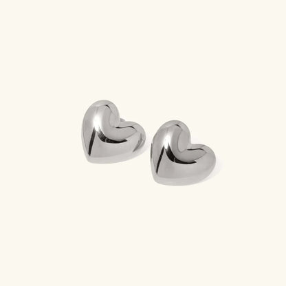 [ElanLuxe]Aubree Gold Heart Earrings