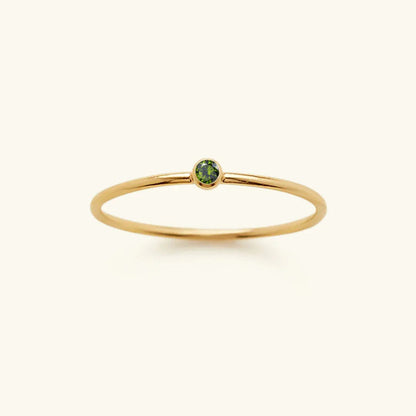 [ElanLuxe]Amelia Birthstone Stacker Ring