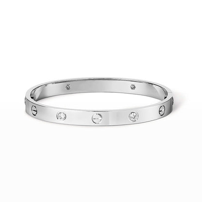 [ElanLuxe Jewelry]LOVE BRACELET 6.1MM 4 DIAMONDS