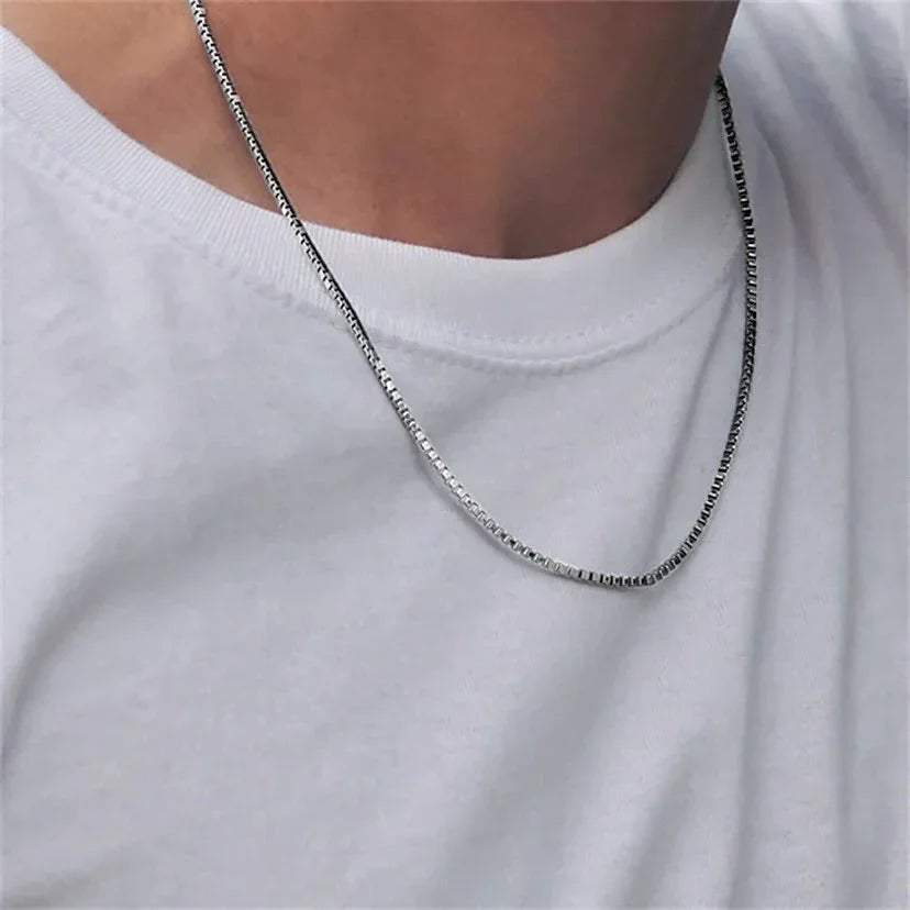 [ElanLuxe]Danica Box Chain Gold Necklace