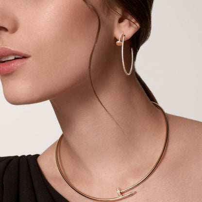 [ElanLuxe Jewelry]JUSTE FULL DIAMOND LARGE EARRINGS