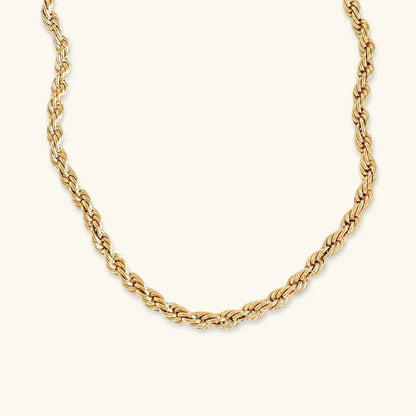 [ElanLuxe]Bianca Rope Chain Gold Necklace