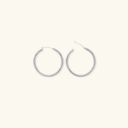 [ElanLuxe]Broad Round Hoops