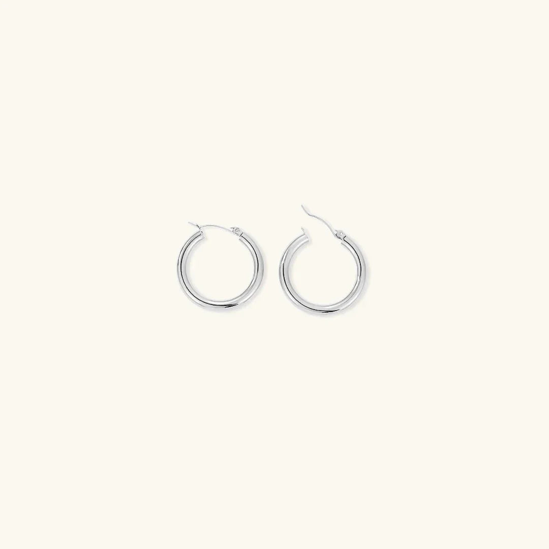 [ElanLuxe]Broad Round Hoops