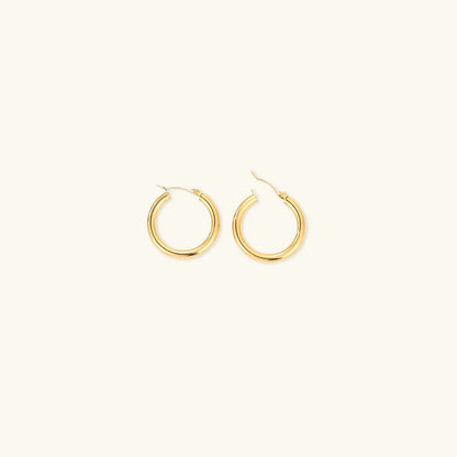 [ElanLuxe]Broad Round Hoops