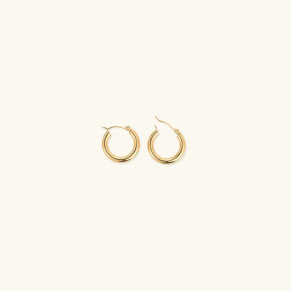[ElanLuxe]Broad Round Hoops