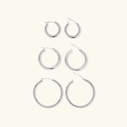 [ElanLuxe]Broad Round Hoops