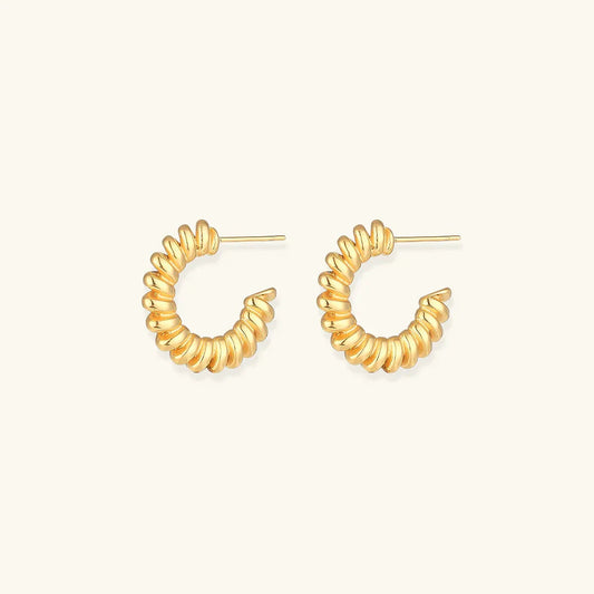 [ElanLuxe]Brynlee Twisted Earrings
