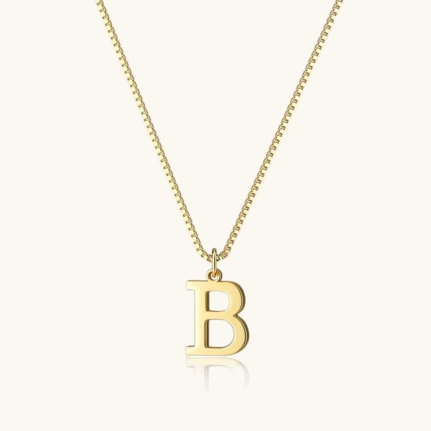[ElanLuxe]Therese Letter Initial Gold Necklace