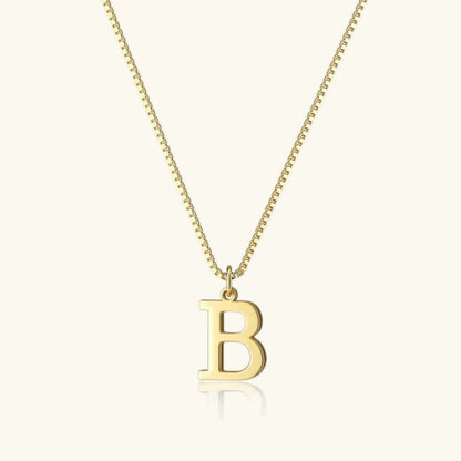 [ElanLuxe]Therese Letter Initial Gold Necklace