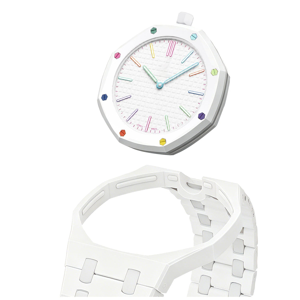 Oak Pop Exclusive White Bioceramic Strap
