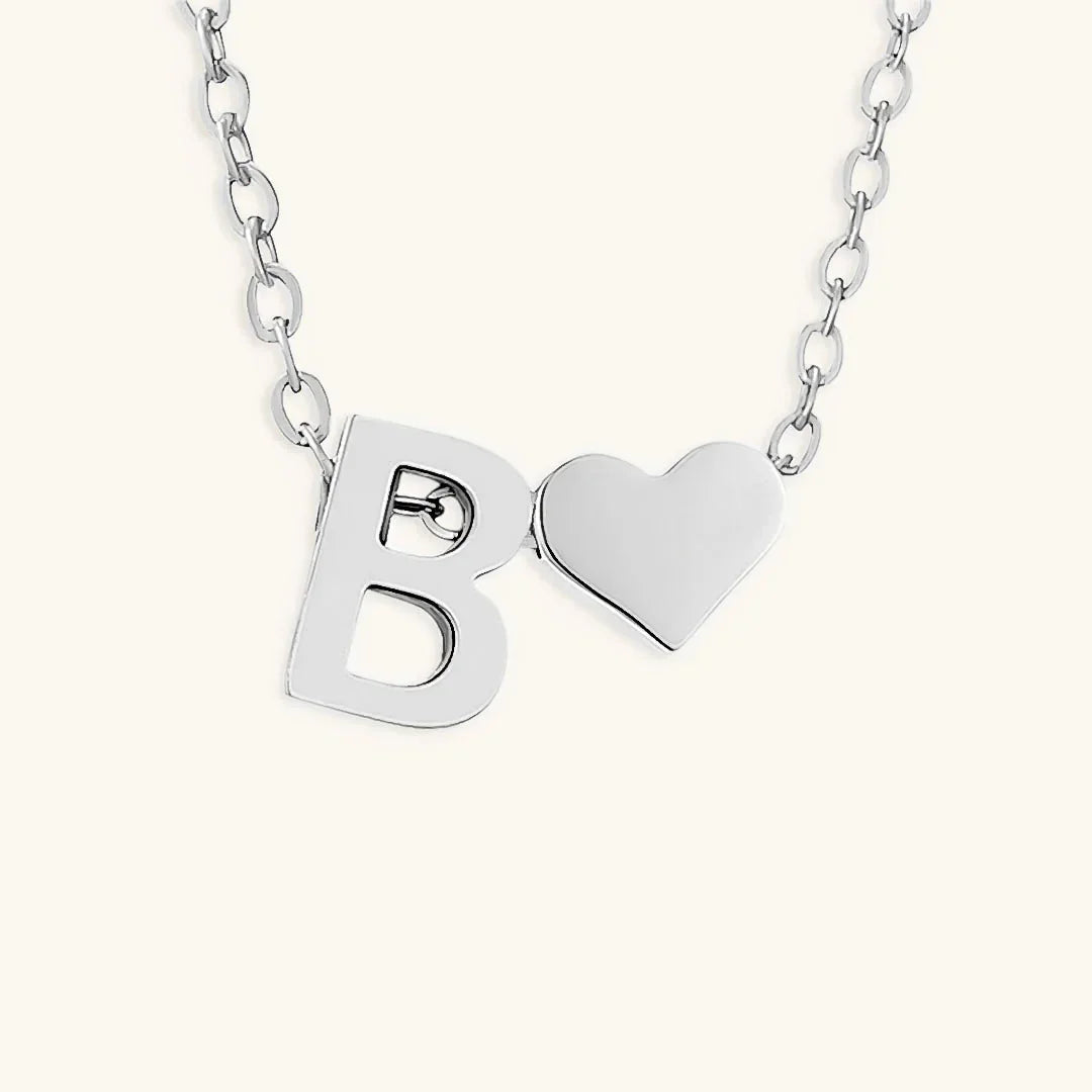 [ElanLuxe]Ria Initial Letter Gold Necklace