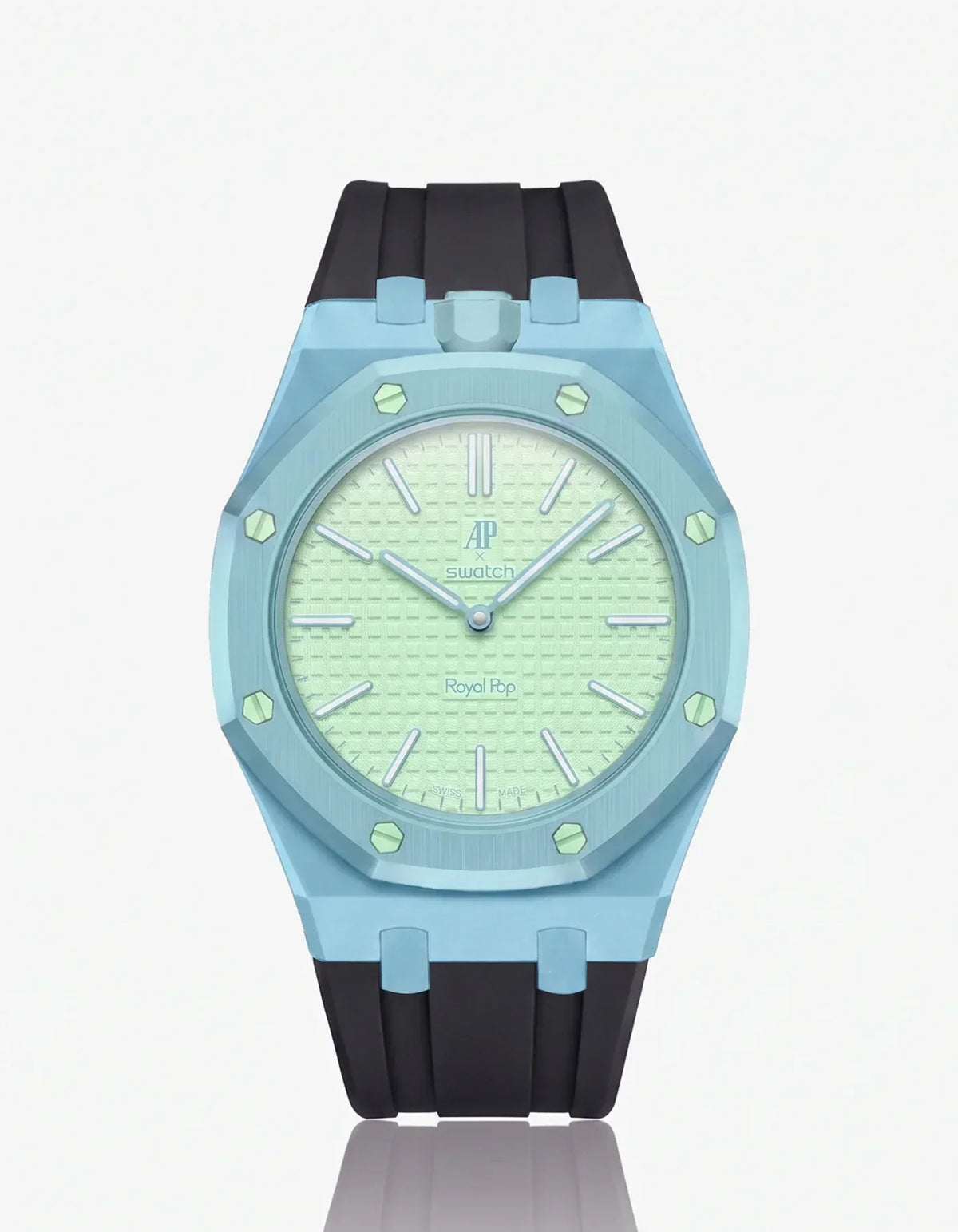 Silicone Strap & Case  Royal Pop  Blaue Acht(Customize  Colors)