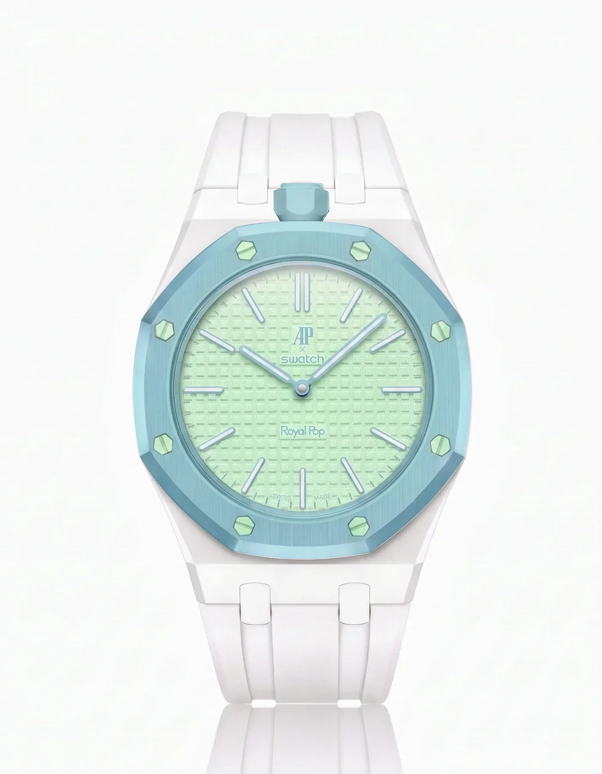 Silicone Strap & Case  Royal Pop  Blaue Acht(Customize  Colors)