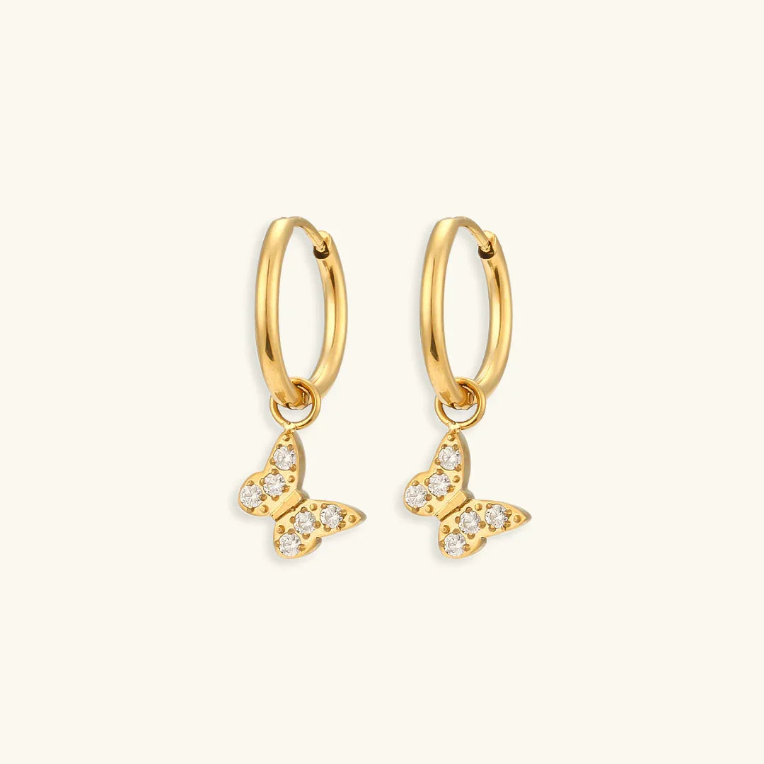 [ElanLuxe]Margaret Gold Earrings