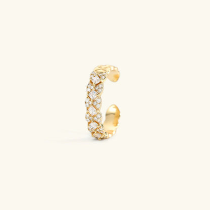[ElanLuxe]Camille Gold Patterned Ring