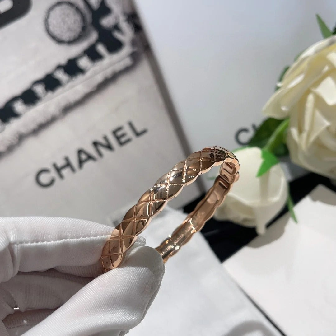 [ElanLuxe Jewelry]KOKO CRUSH HALF DIAMONDS GLOD SILVER ROSE GOLD