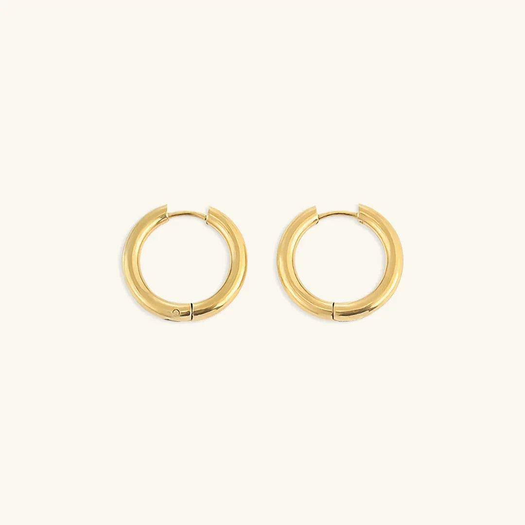 [ElanLuxe]Classic Round Hoops