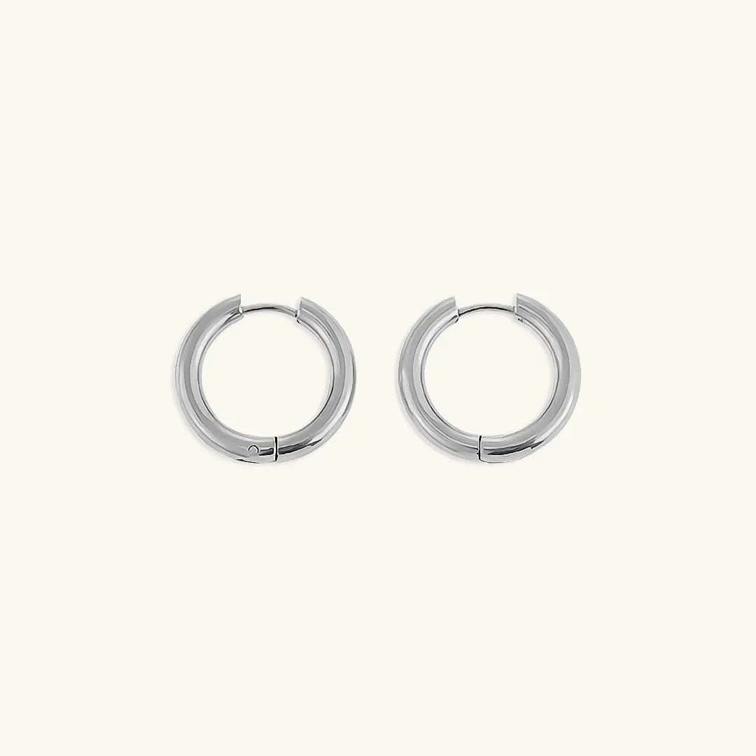 [ElanLuxe]Classic Round Hoops