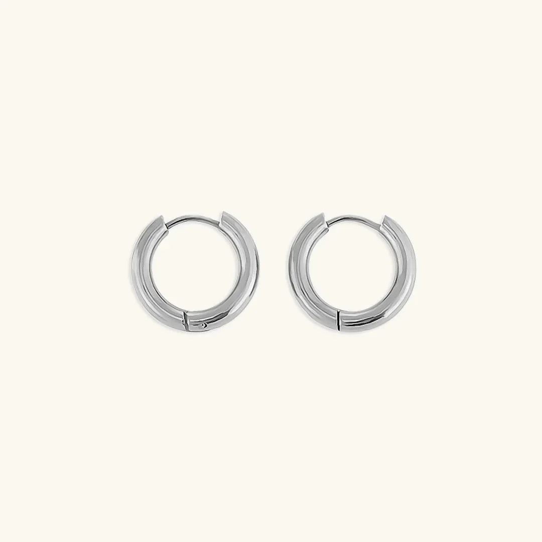 [ElanLuxe]Classic Round Hoops