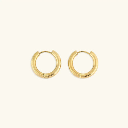 [ElanLuxe]Classic Round Hoops