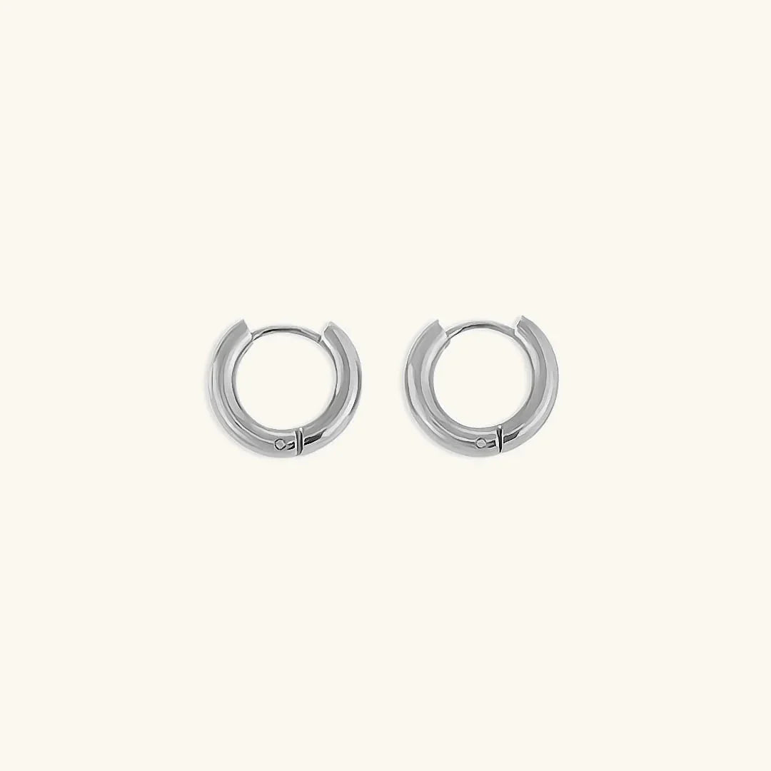 [ElanLuxe]Classic Round Hoops