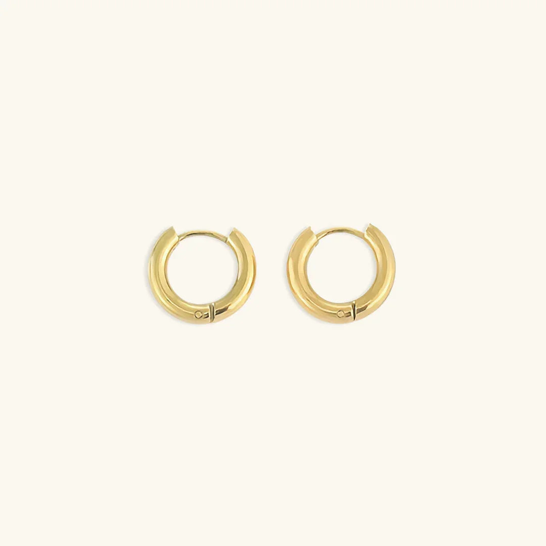 [ElanLuxe]Classic Round Hoops