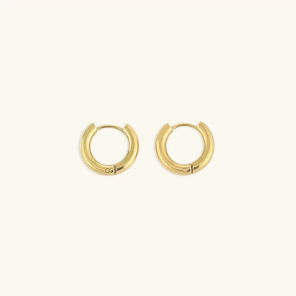 [ElanLuxe]Classic Round Hoops