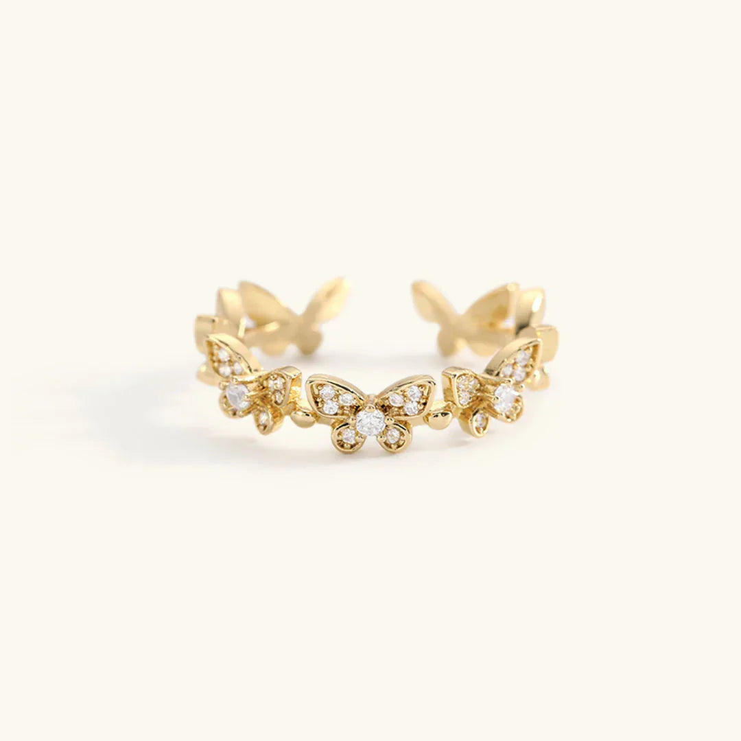 [ElanLuxe]Colleen Butterfly Gold Ring