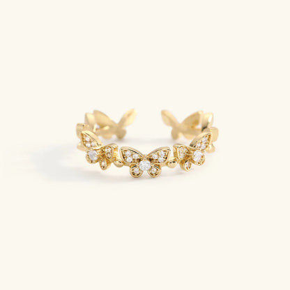 [ElanLuxe]Colleen Butterfly Gold Ring